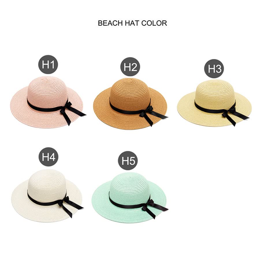 Custom Name Text Embroidery Beach Hats for Womens Sun Straw Hat Wide Brim Foldable Roll up Floppy Summer Hat4