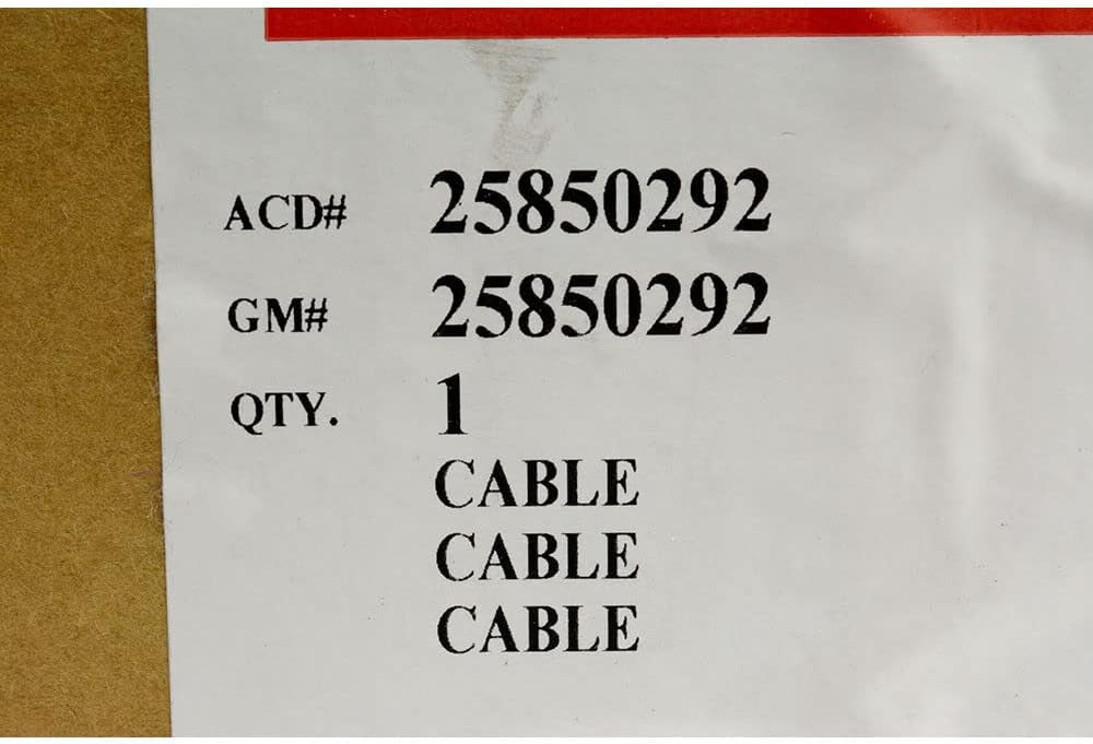 Genuine GM Cable Part# - 25850292