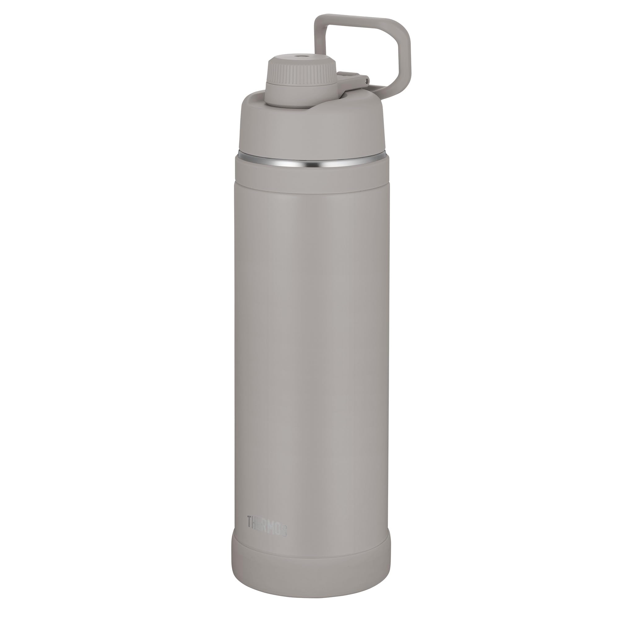 THERMOS ULTRALIGHT MAX Isolierflasche 1,50 l, 24 h kalt, moon rock mat | 12 h heiß, ultraleicht, absolut dicht, Edelstahl-Trinkflasche mit Tragegriff, für Sport, Outdoor & Reisen, grau