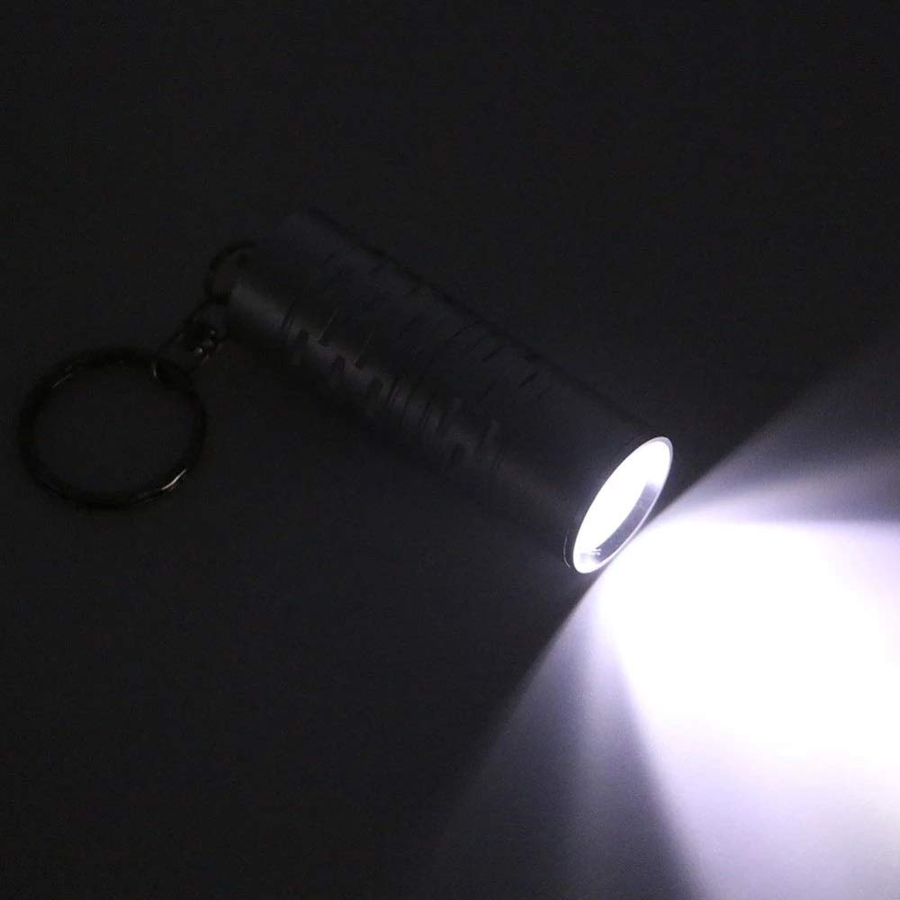 Mini 1600LM latarka LED latarka 3-tryb XML T6 latarka LED użyj baterii przenośna latarka lampa latarka + brelok