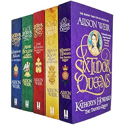 Alison Weir Six Tudor Queens Collection 5 Books Set