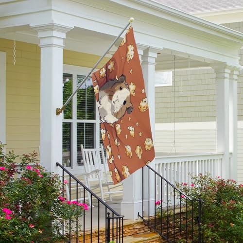 Drapeau de bienvenue cochon d'inde pour décoration de ferme - 6