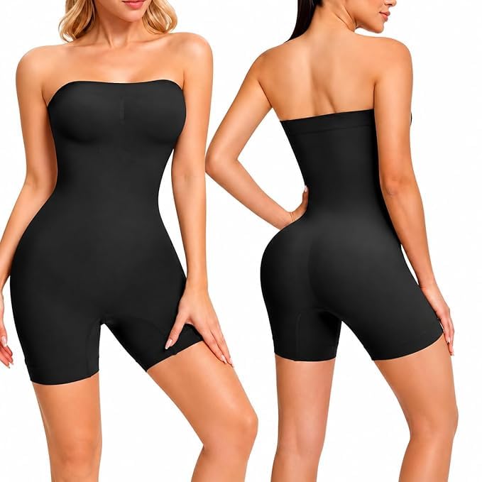 brachy Women’s Tummy Control Shapewear for Women, Seamless Body Shaper, High Stretch Nylon, Sleeveless, Plus Size, Compression Fit, Body Shaping-picture-4