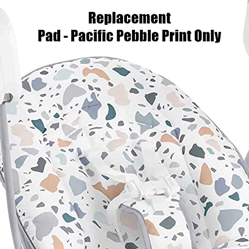 Image of Replacement Pad for Fisher-Price Take-Along Swing - HBD71 - Replacement Padded Seat Cover - Pacific Pebble Print
