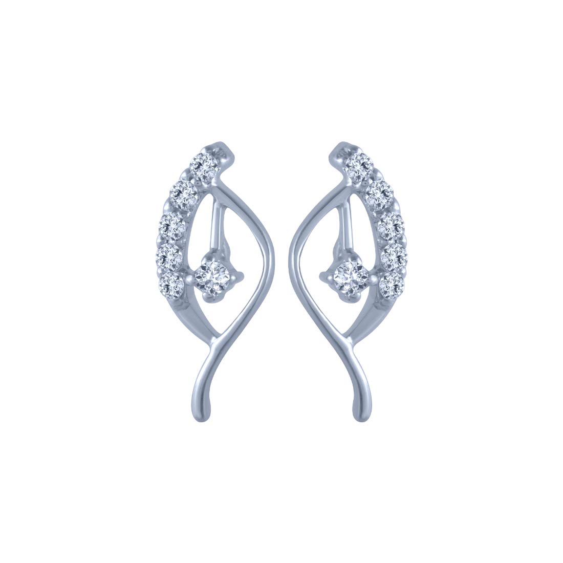 Gold and Diamond Stud Earrings for Women-image-21