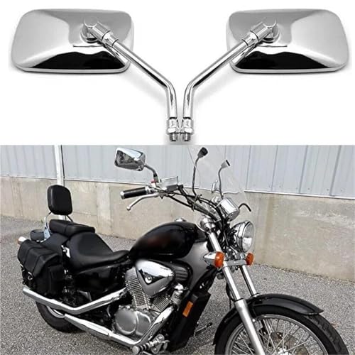 Espejo retrovisor de motocicleta VT750 y Shadow VT1100 retro cuadrado 6