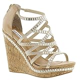 Not Rated Women's Blue Sea Wedge Sandal