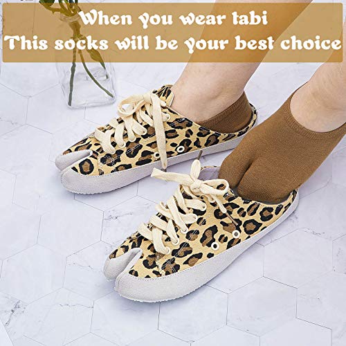 SATINIOR 8 Pairs Tabi Socks Flip Flop Geta Sock Japanese Style for Shoes Wearing Clog and Casual Flip Flop4