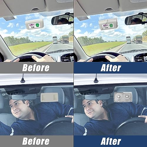 Image of Zeyitian Ez Pass Holder Clear 2 Pack - Super Strong Suction Cups for Windshield, Toll Pass Transponder Holder for EZ Pass /iPass