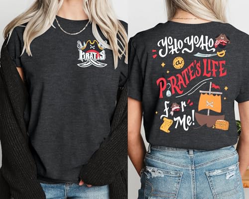 MNLYBABY Women Pirate Shirts Yo Ho Yo Ho A Pirate Life for Me Shirt Kingdom Castle Tee Family Vacation Short Sleeve Top3