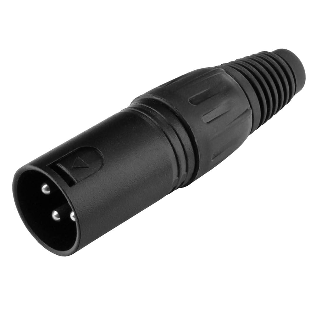 Connettore XLR 3P Maschio in Metallo (25pz)