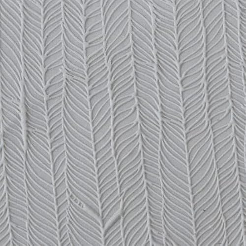Cool Tools - Flexible Texture Tile - Feathered Fineline - 4" X 2" #TOP13