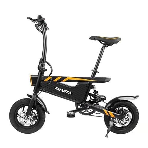 Velo Electrique Pliable, E-Bike Pliant de 12 Pouces, Smart E-Bike avec 3 Modes de Conduite, Vitesse jusqu'à 25 km/h, Moteur 250W, Vélo Pliant Équipé de Freins à Disque Cover