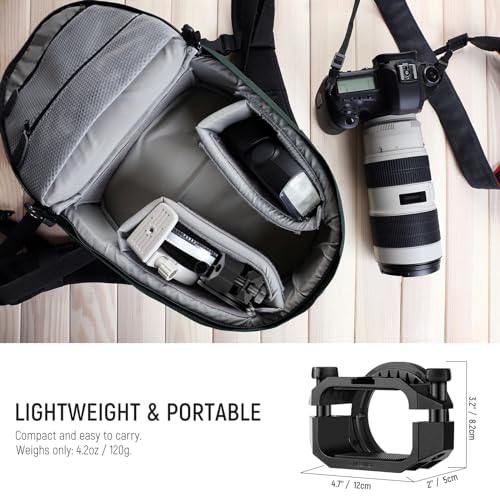 Image of NEEWER SFR1 Square Flash Head Adapter Ring for CRS6 Diffusion Dome CRM2 GM-M1 Square Head Speedlite Accessories, Anti Twist Screw Knob, Cold Shoe for Z760 NW760 NW700 NW620 NW635II TT560 Speedlight