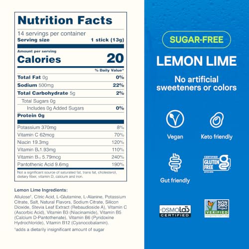 Liquid I.V. Sugar Free Hydration Electrolytes, Lemon Lime, 14 Count - image 2