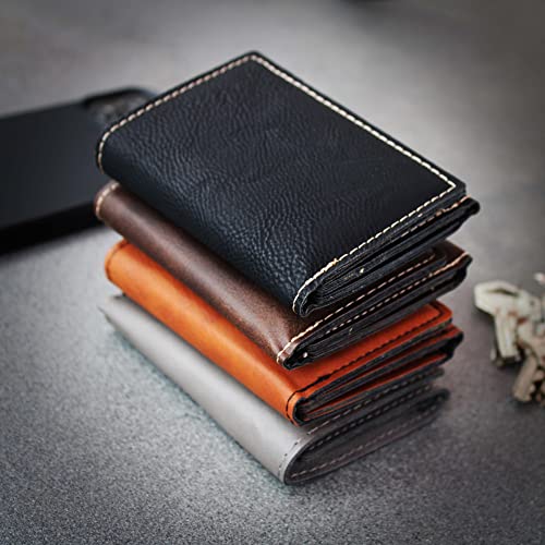 American Flag Wallet, Personalized Leather Wallet for Men, Valentines Day Gifts for Him, Personalized Wallet, Tri-Fold Wallet, Mens Wallet, Gifts for Dad, Father's Day Gifts (American Flag)2