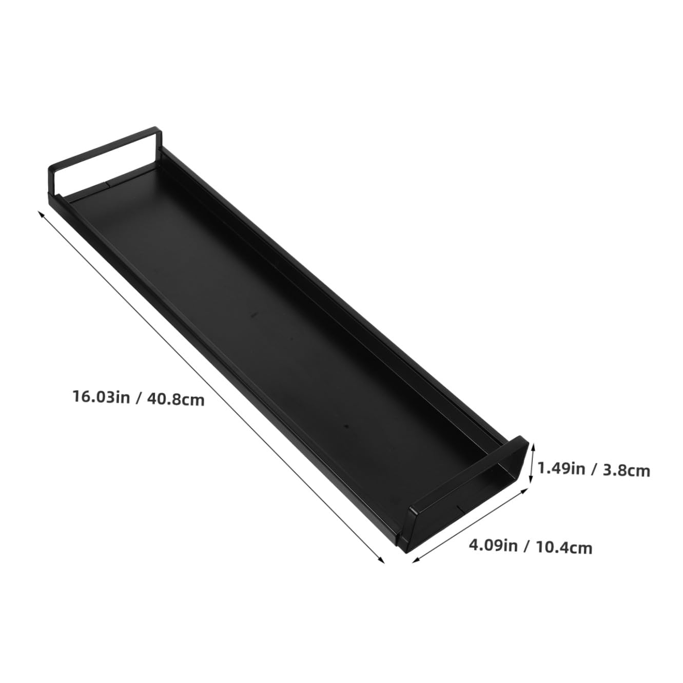 Herd Top -gewürzregal Gewürz-organizer-rack Gewürz Organizer Regal Gewürzflaschenhalter Für Herd Top Spice Rack Schwarz