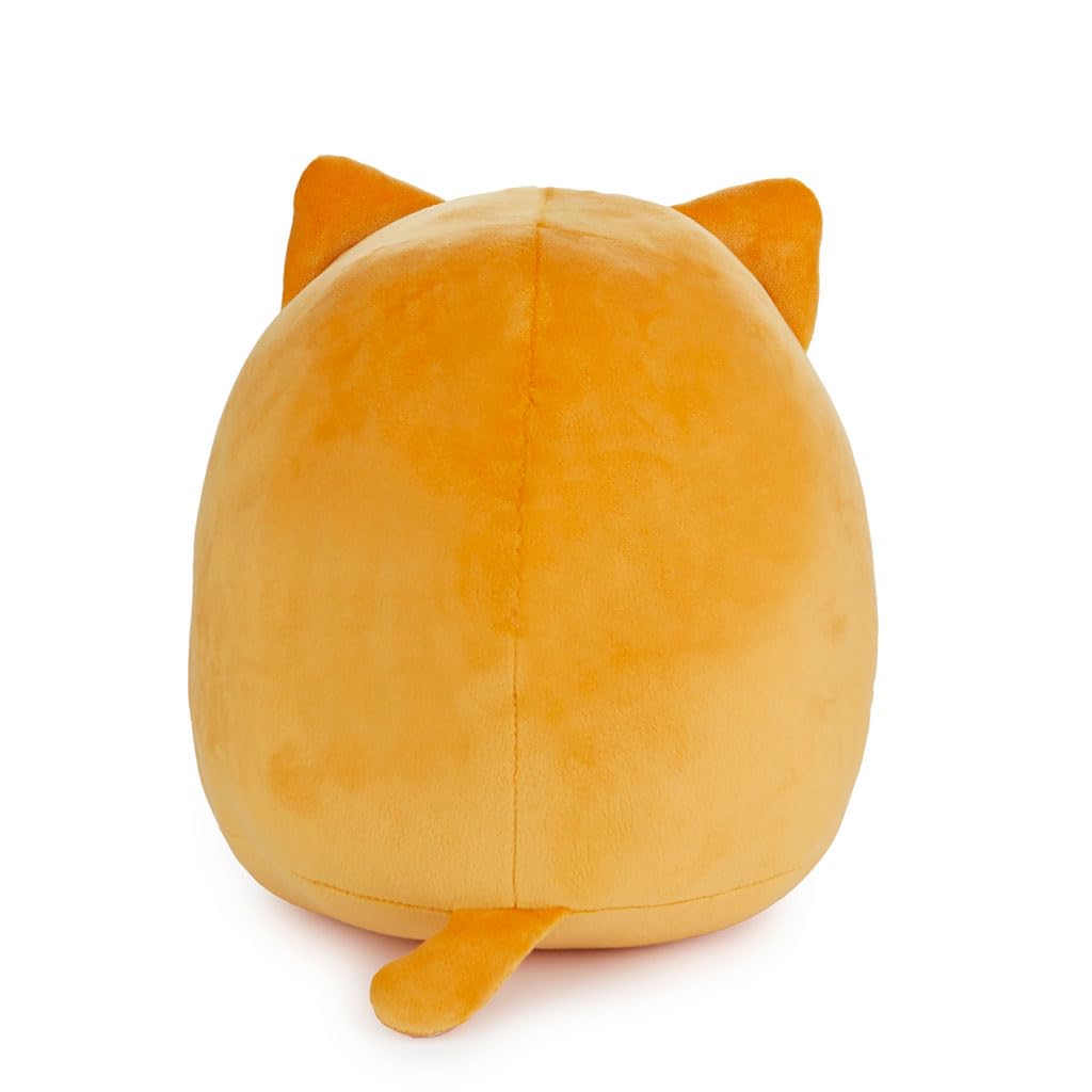 Balvi Cuscino Fluffy Kawaii Gamer Colore arancio Gatto che gioca ai videogiochi Morbido e spugnoso Ny