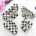 4Pcs Checkered Hair Claw Clips, Non-Slip Hair Jaw Clips for Thick, Thin, Curly, Straight, Long Hair, Simple Style Black and White Square Claw Clips, Women's Hair Accessories