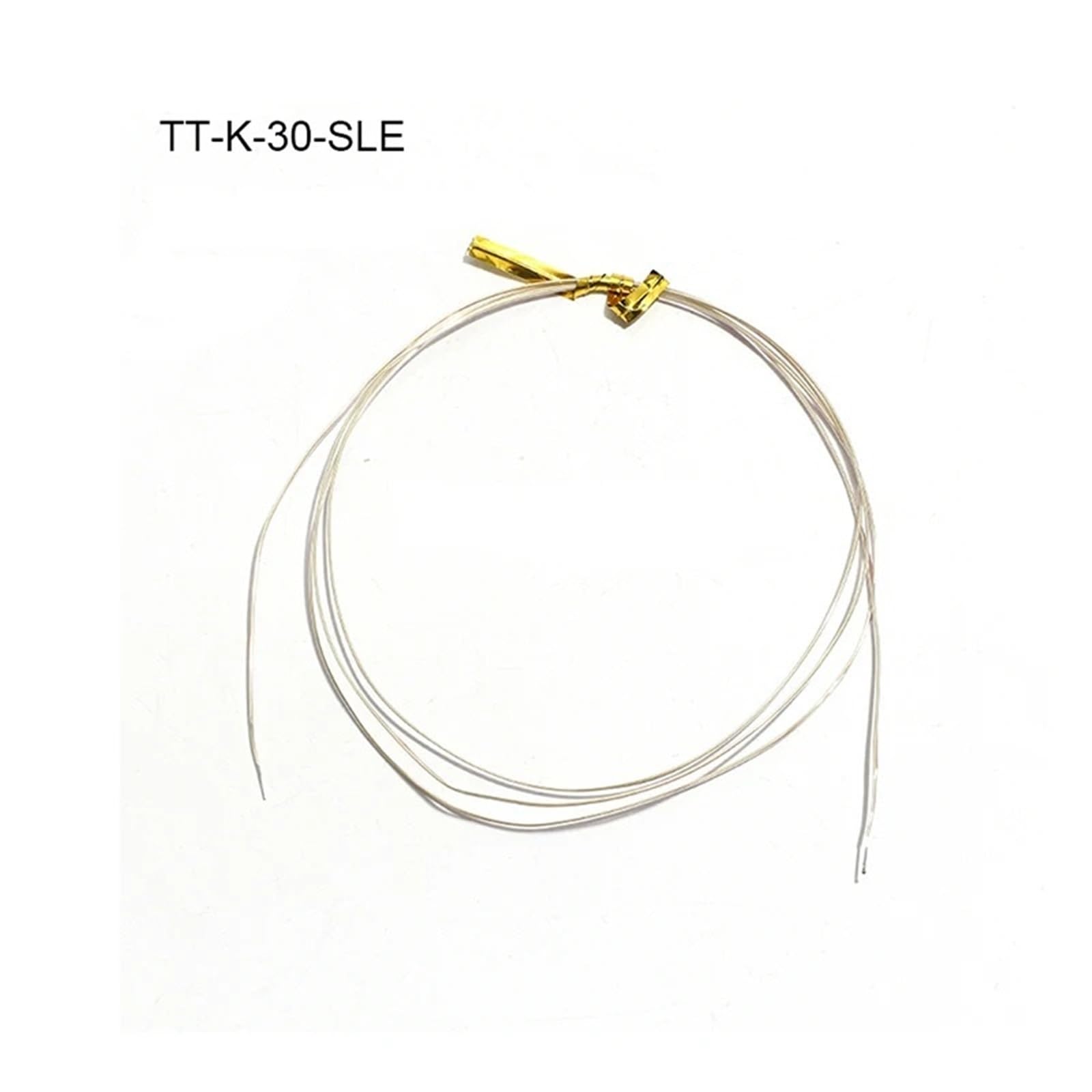 COKYIS Linea di misurazione della Temperatura della termocoppia Tipo K TT-K-30-SLE Punto di misurazione della Temperatura sferico con terminale ad ago SMT PTFE(16,Cable Length 5M)