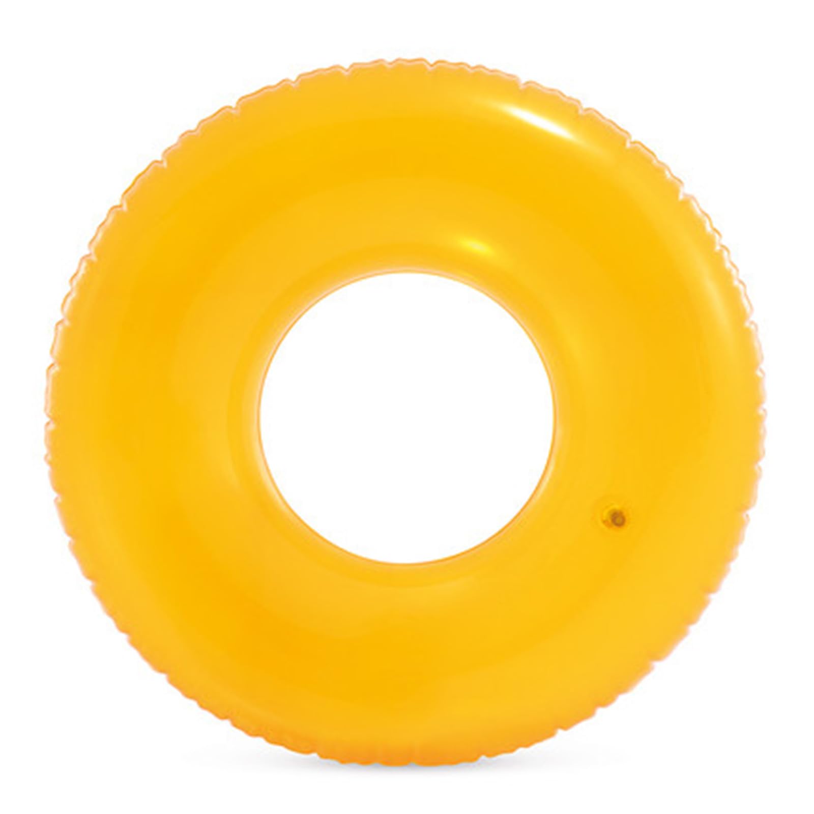 HOMAVEL Inflatable Swim Ring Summer Pool Floats – 55cm/58cm/76cm/91cm Swim Tube for Beach, Summer Water Party, Adult Swim Ring for Family Swimming Pool Fun (Orange-76cm)