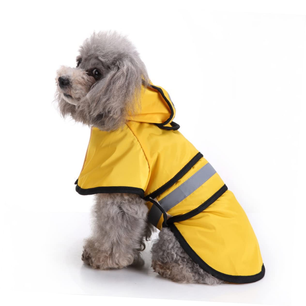 Housoutil Lot De 3 Imperméables Réfléchissants pour Chien Imperméables Élastiques Et Confortables Jaunes Taille 2XL
