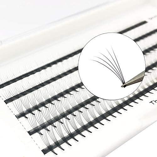 OBEYA Individual Cluster Eyelash Extensions 5D Black Natural Long Volume Premade 0.07C Curl 8-12mm Mixed Lashes Makeup Beauty Soft False Eyelashes Salon Perfect Use