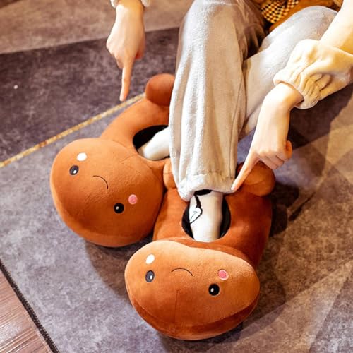 Soft Stuffed House Slippers Cute Winter Warm Slippers Sexy Plush Slippers for Women Girl4