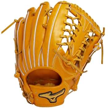 限定価格【美品】ミズノプロ 軟式 内野手用 オレンジ サイズ8 ワンピースウェブ Mizuno Pro ミズノプロ クラシック 硬式 グローブ 外野手 サイズ