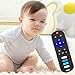 ERSIHUA Baby Teething Toys-TV Remote Control Shape Silicone Infants Teething Toys for Babies 0-18 Months,BPA-Free (Pink)