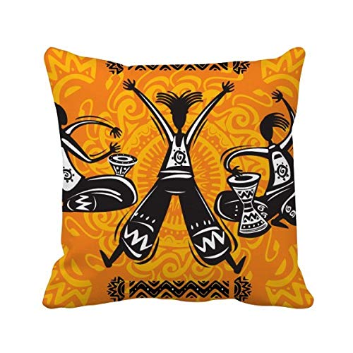 Housse de coussin Mexico ethnique colorée pour canapé et lit adulte