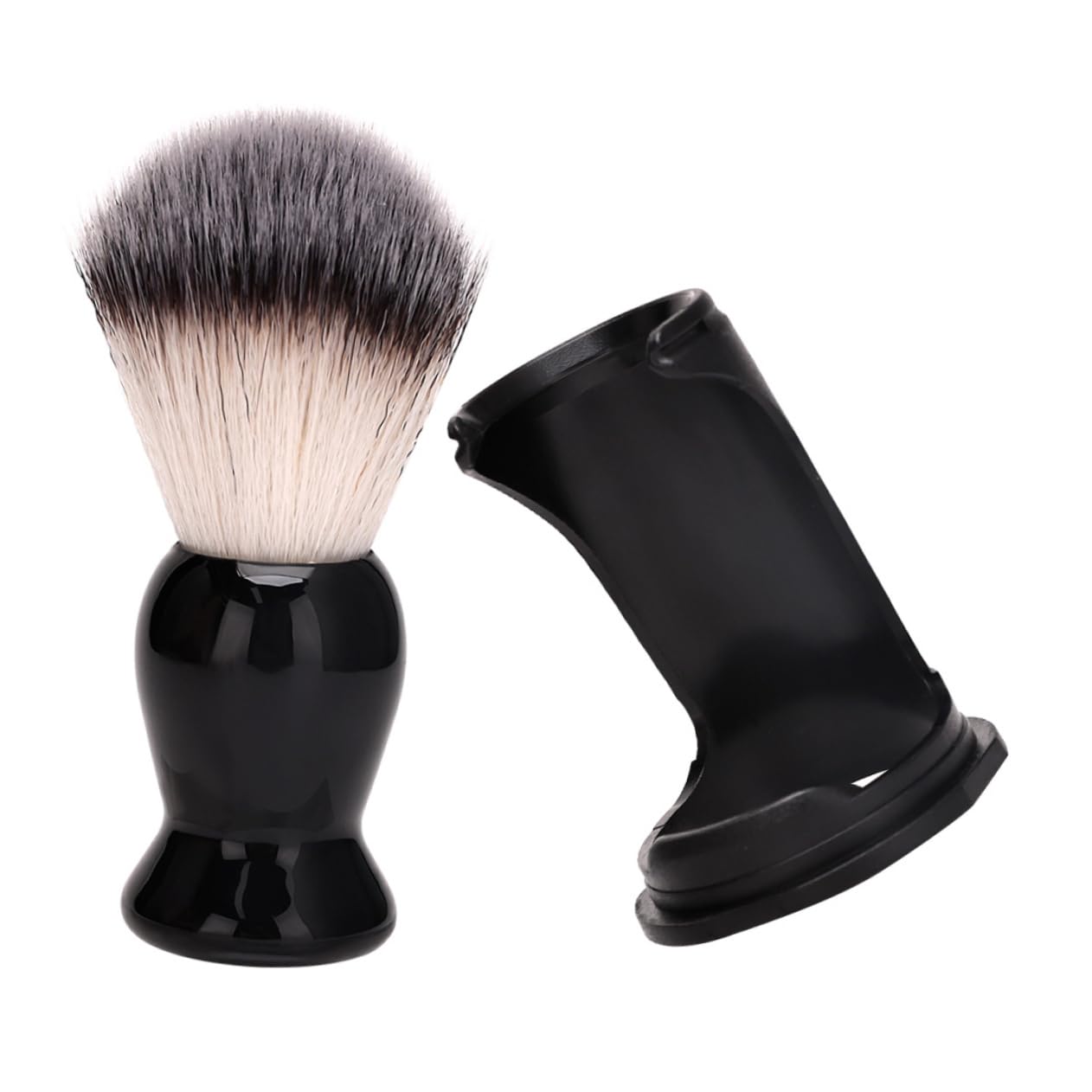 FRCOLOR Men's Shaving Brush Set Large Bowl Beard Brush with Stand for Hair Salon