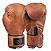 GINGPAI Guantes de boxeo, kickboxing, Sparring, saco de boxeo pesado para entrenamiento (marrón claro, 12 onzas)
