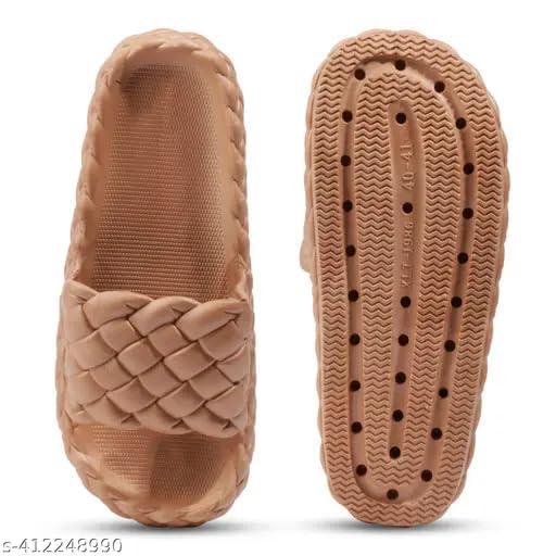 Image of Richmen Slippers For Women Sandals Casual Open Toe Non Slip Flats Girls Sliders Flip Flops Chappals Ladies Clogs Stylish Bedroom Sleeper Slides
