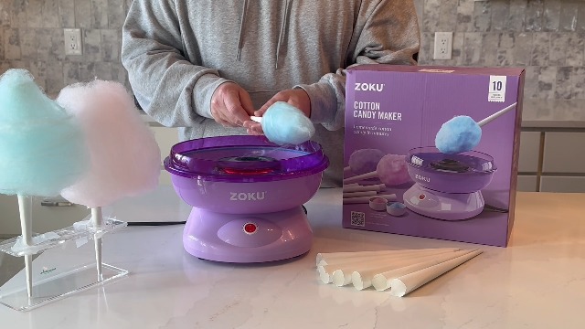 Amazon.com: ZOKU Cotton Candy Maker, Countertop Cotton Candy