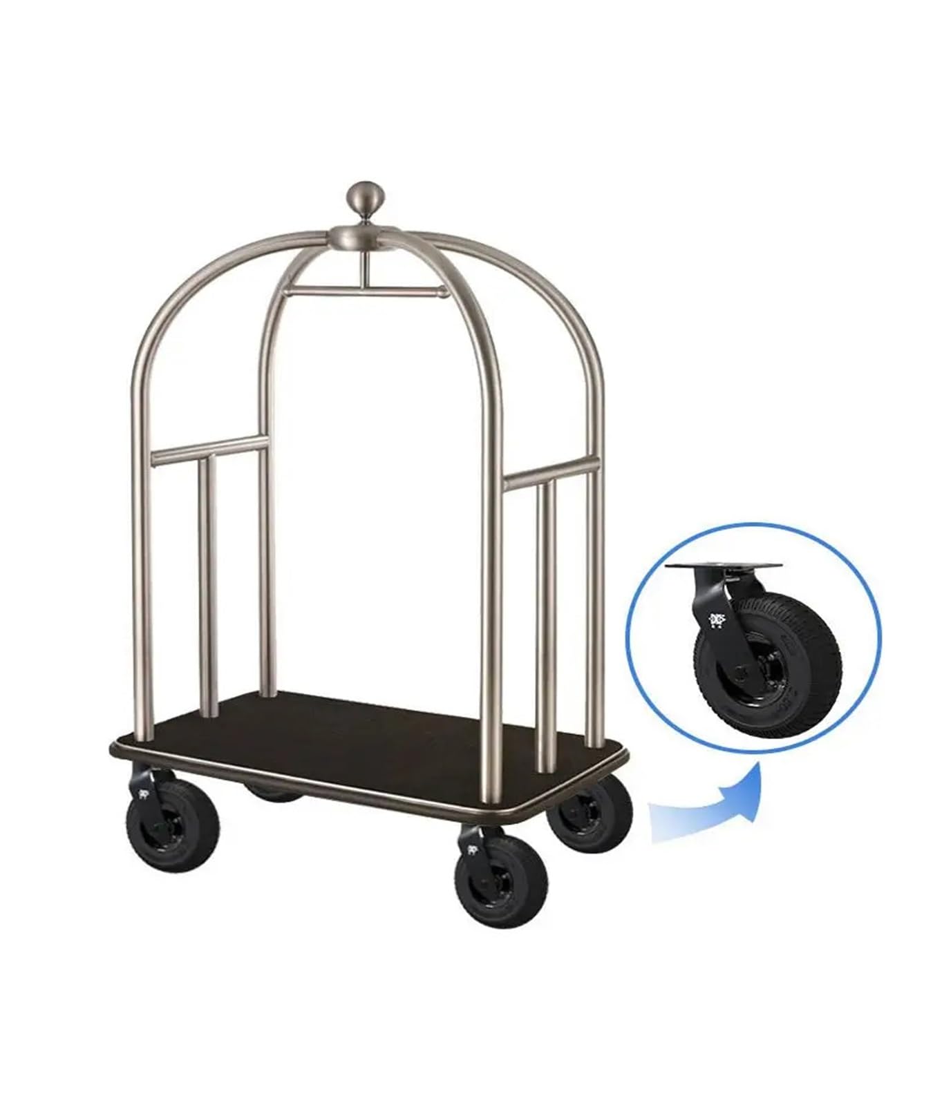 1 roulette gonflable en caoutchouc robuste de 20,3 cm