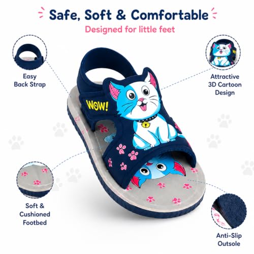 Image of Coolz Kids Chu-Chu Sound Musical Sandals C-06-A for Baby Boys and Girls Age 1-3 Years