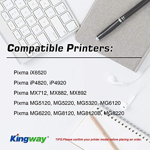 Kingway Compatible Ink Cartridge Replacement for PGI-225 CLI-226 PIXMA MG5320 MG5220 MX882 IX6520 IP4920 IP4820 MG5120 MG5210 Printer 20 Pack(4 PGBlack,4 Black,4 Cyan,4 Magenta,4 Yellow, without Grey) - Thumbnail 4