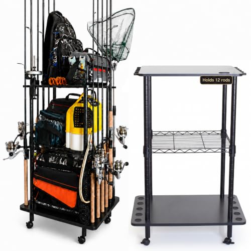 Rush Creek 3-Tier Rolling Rack