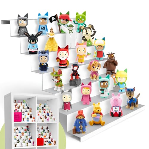 Tonie Regal für Toniebox 1 & 2 Einsatz für IKEA Kallax - Toniebox Regal mehr als 50 Tonie Figuren - Tonie Regal Mädchen und Jungen (OHNE Aussparung)