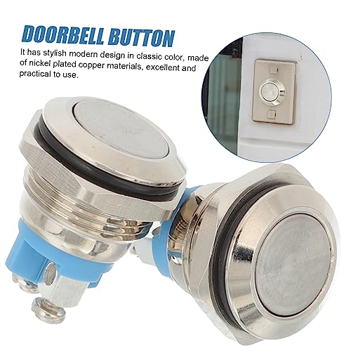 OSALADI 2 Unidades Sinos De Porta Para Casas Botão Da Campainha Da Porta Botão De Campainha Para Apa