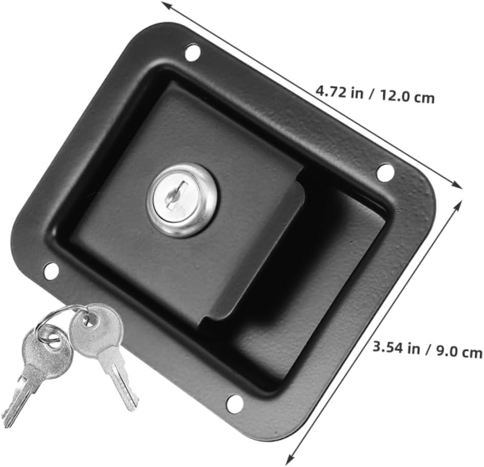 Gadpiparty 4pcs Rv Door Lock Replacement Interior Panel Locks for Trailer Camper Rv Luggage Door Slam Latch Storage