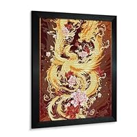 シャンタンアート 「鳳凰」 Amazon | ダイヤモンドアート 龍と鳳凰が吉兆を演出