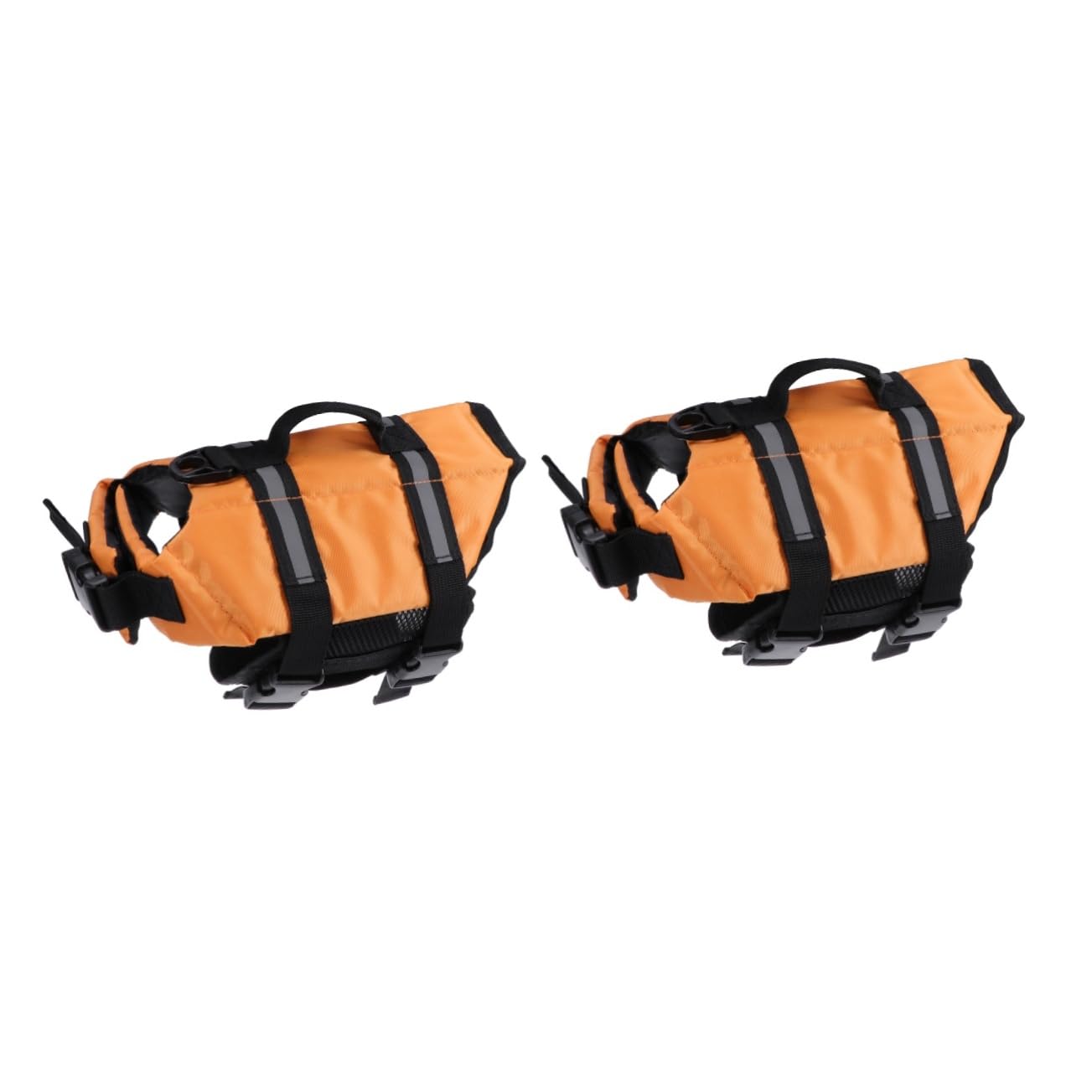 Beavorty 2pcs Dog Handles Pet Life for Quick Release Buckles Bright Reflective Colors