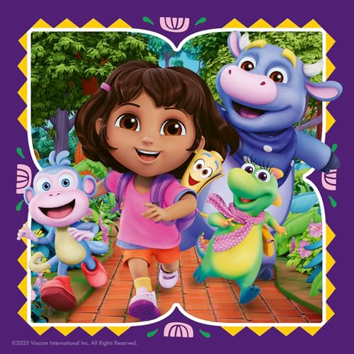 Puzzle 3 x 49 pièces : Dora Prêt pour 'exploration ? Ravensburger France - vue 4