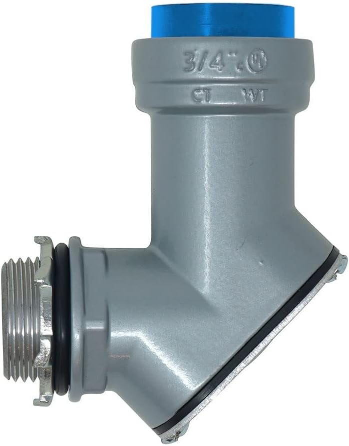 Southwire R-PB-100 1" Rigid & IMC Push Install Rigid to Box RMC Pull Elbow, Gray