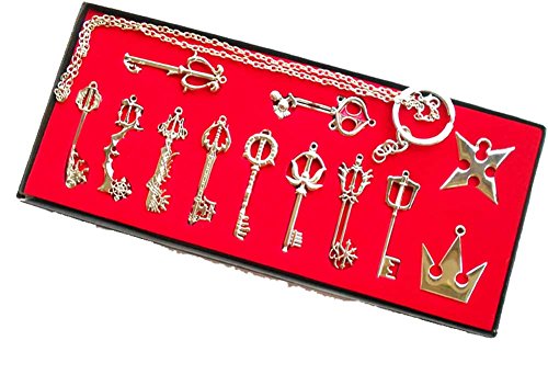Daiendi Kingdom Hearts Arsenal collar de animación llavero colgante 12 piezas