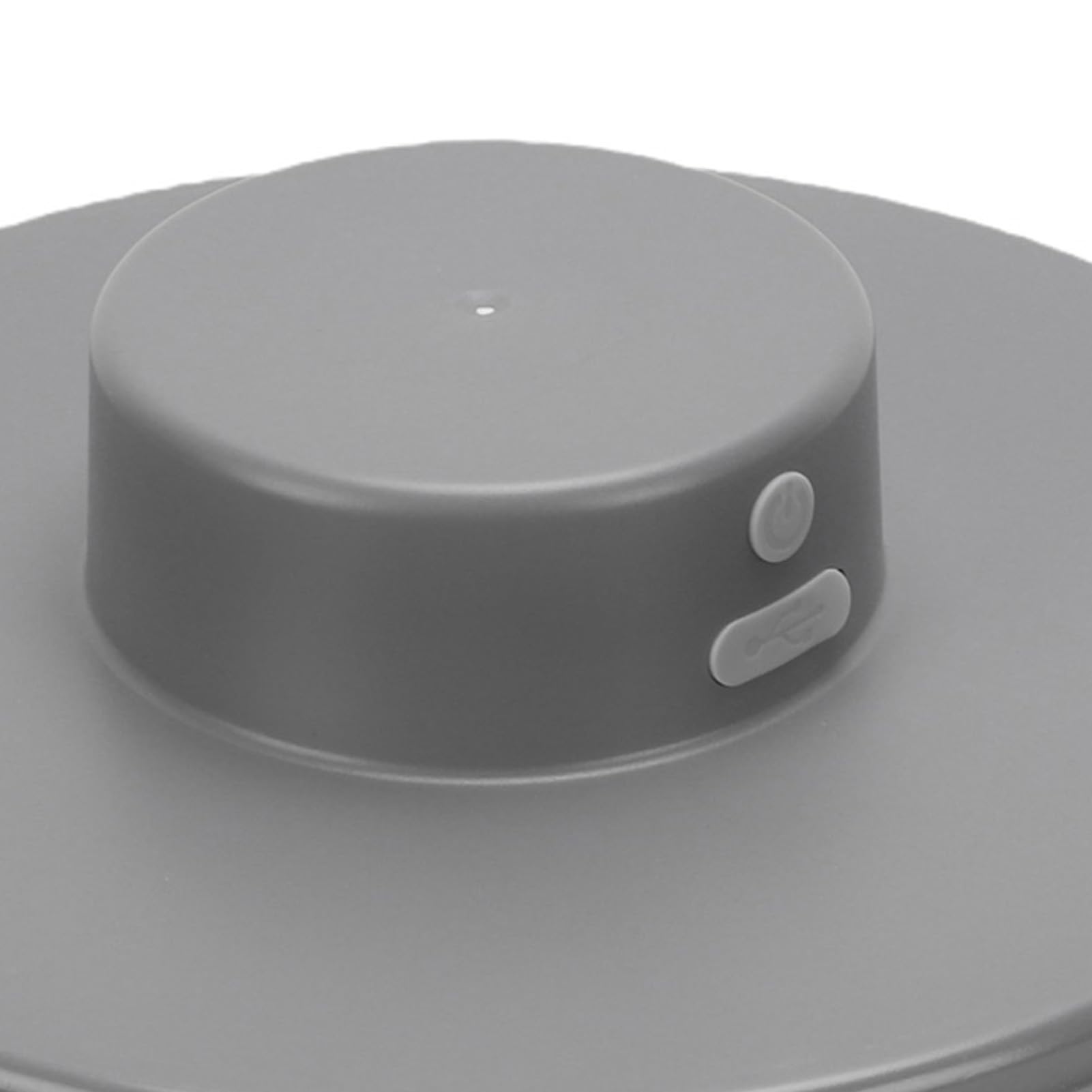 Greensen Ensalada Eléctrica Spinner, ABS PP Recargable Frutas Verduras Lavadora y Secadora, 4L Doble Capa Desmontable Tazón, Carga USB para Cocina Casera Preparación de Ensalada Familiar (GRAY)