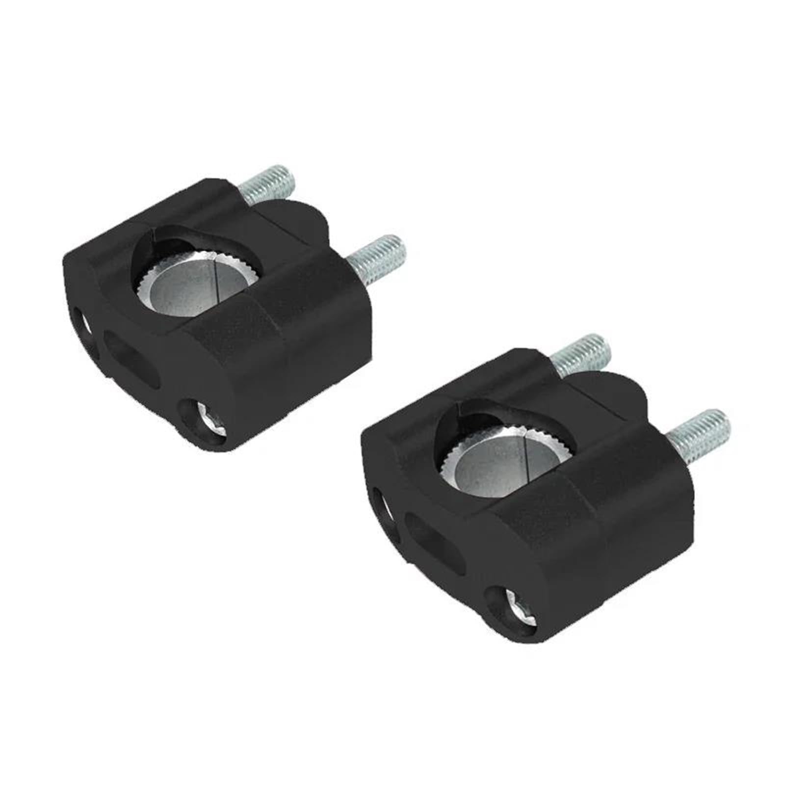 Hdhcscagh Black Universal 22 Mm 28 Mm Motorcycle Bar Clamps Handlebar Adjustable Risers Adapter Motorbike Fixing Stand Handlebar Clamps Risers(,28 Mm)