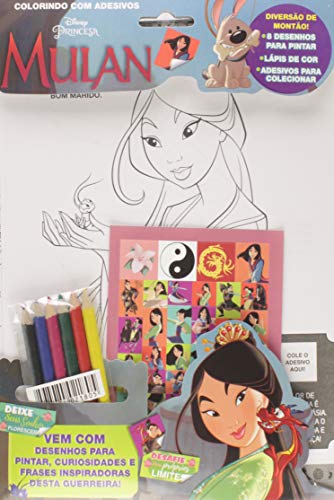 Disney - Colorindo com adesivos Mulan
